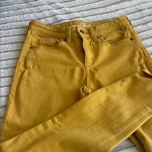 Universal Thread Mustard Ankle & Cropped Jeans